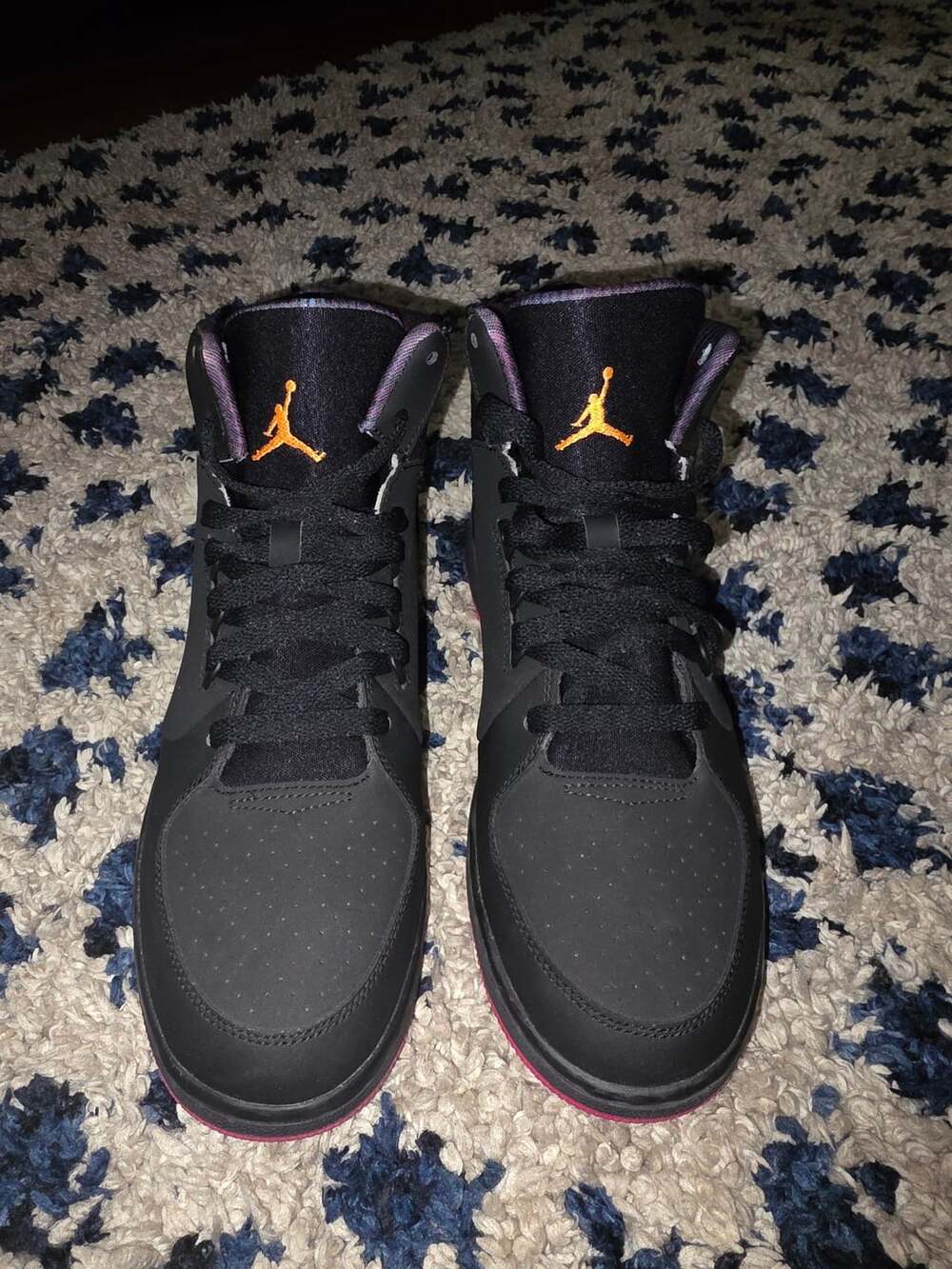 Jordan 1 Flight 3 Black Orange Sneakers
